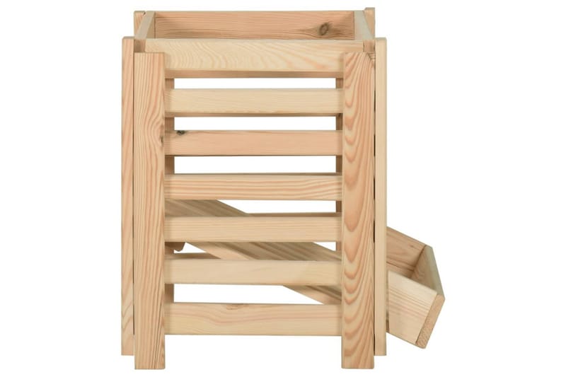 Potetkasse 60x40x50 cm heltre furu - Brun - Oppbevaring - Oppbevaring til småting - Oppbevaringsbokser