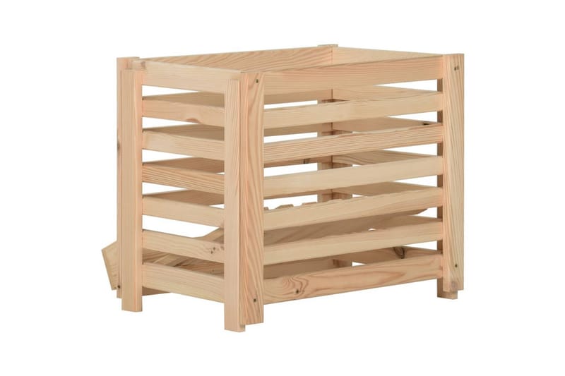 Potetkasse 60x40x50 cm heltre furu - Brun - Oppbevaring - Oppbevaring til småting - Oppbevaringsbokser