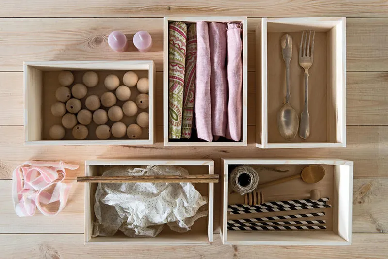 SPOT Oppbevaringsboks Tre / Natur - VOX - Oppbevaring - Oppbevaring til småting - Oppbevaringsbokser