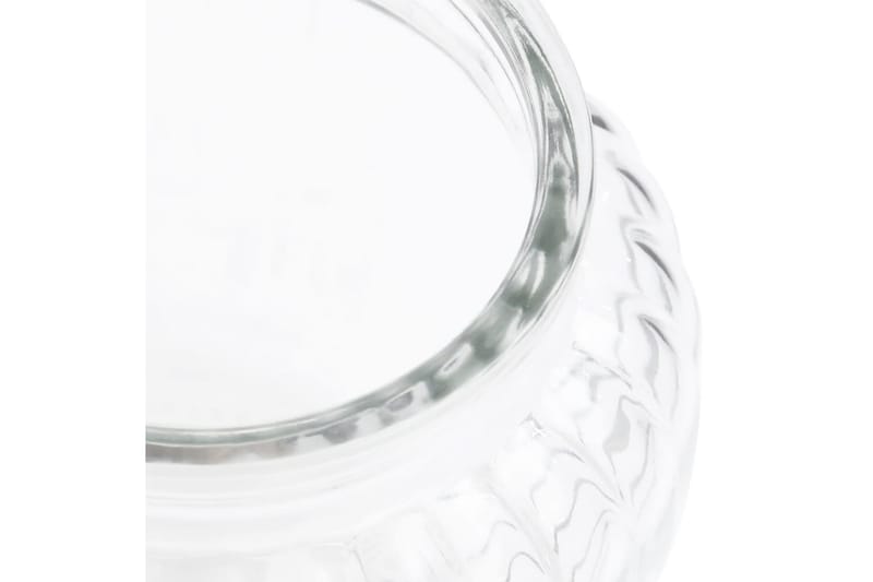 Oppbevaringskrukker 6 stk 500 ml glass - Gjennomsiktig - Oppbevaringskrukke - Oppbevaring til småting - Bokser & syltetøyglass