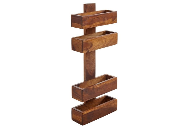 Avisstativ Wohnling massivt tre veggmontering, landlig stil Rosentre, Rosentre