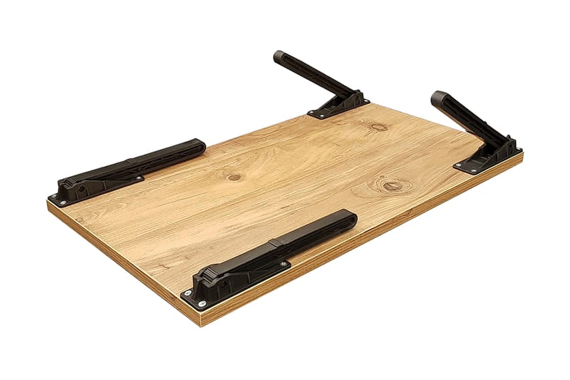 Bourdeau Datastativ 25 cm - Tre/natur/Svart - Oppbevaring - Oppbevaring til småting - Oppbevaringsstativ - Laptop stativ