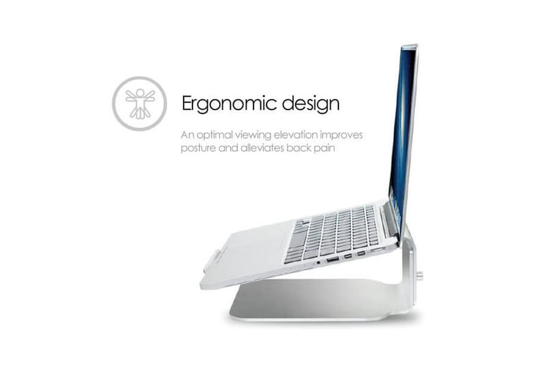 Laptopstativ Desire2 Riser Elevator Justerbar Universal Sølv - Sølv - Oppbevaring - Oppbevaring til småting - Oppbevaringsstativ - Laptop stativ