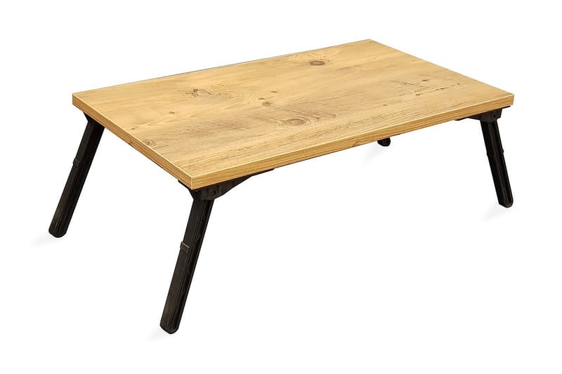 Nekeisha Datastativ 25 cm - Tre/natur/Svart - Oppbevaring - Oppbevaring til småting - Oppbevaringsstativ - Laptop stativ