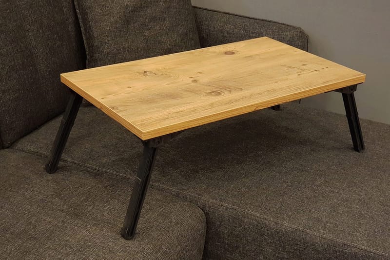 Nekeisha Datastativ 25 cm - Tre/natur/Svart - Oppbevaring - Oppbevaring til småting - Oppbevaringsstativ - Laptop stativ