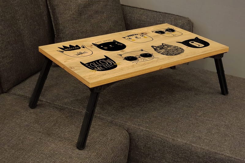 Rademacher Datastativ 25 cm - Tre/natur/Svart - Oppbevaring - Oppbevaring til småting - Oppbevaringsstativ - Laptop stativ