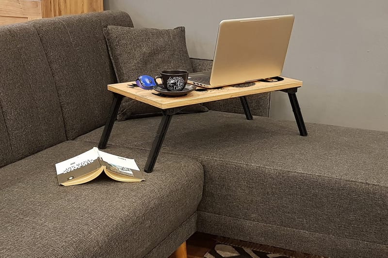 Rademacher Datastativ 25 cm - Tre/natur/Svart - Oppbevaring - Oppbevaring til småting - Oppbevaringsstativ - Laptop stativ