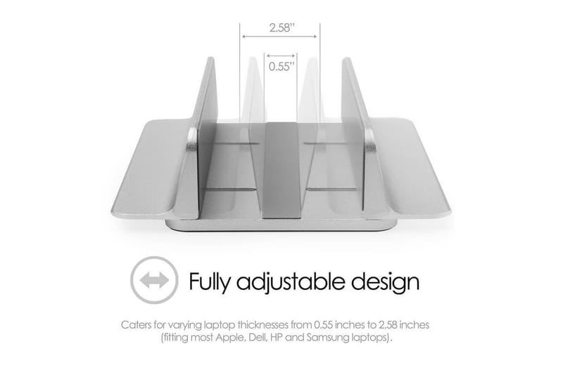 Bordstativ Desire2 for Mac/Ultrabooks - Sølv - Oppbevaring - Oppbevaring til småting - Oppbevaringsstativ - Laptop stativ