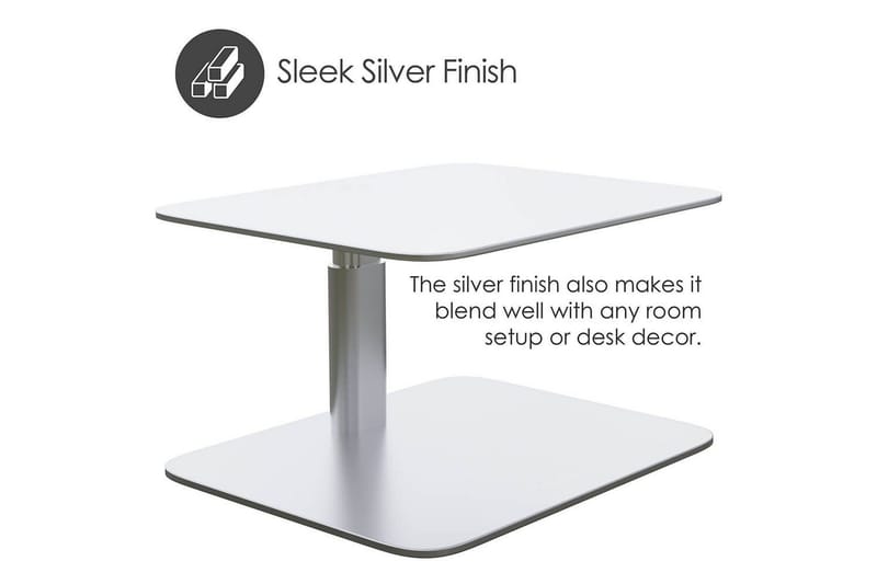 Datastativ Desire2 Vertikalt Justerbart - Sølv - Oppbevaring - Oppbevaring til småting - Oppbevaringsstativ - Laptop stativ