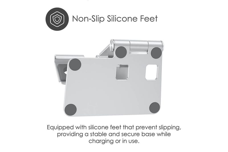 Ladestativ Desire2 for Apple Watch Sølv - Sølv - Oppbevaring - Oppbevaring til småting - Oppbevaringsstativ - Mobilstativ