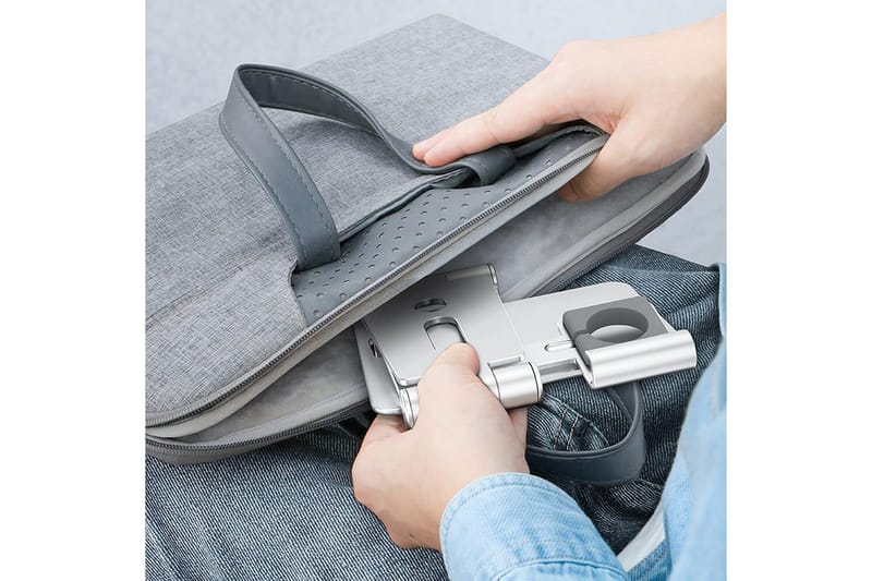 Ladestativ Desire2 for Apple Watch Sølv - Sølv - Oppbevaring - Oppbevaring til småting - Oppbevaringsstativ - Mobilstativ