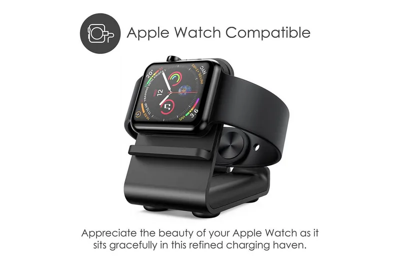 Ladestativ Desire2 Ladestativ for Apple Watch Svart - Svart - Oppbevaring - Oppbevaring til småting - Oppbevaringsstativ - Mobilstativ