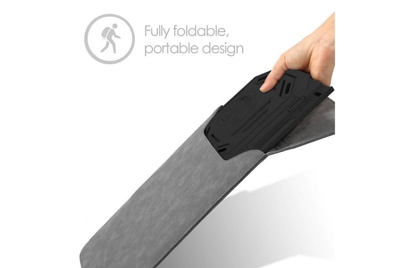 Laptopstativ Desire2 2-i-1 360 Roterbar Svart - Svart - Oppbevaring - Oppbevaring til småting - Oppbevaringsstativ - Laptop stativ