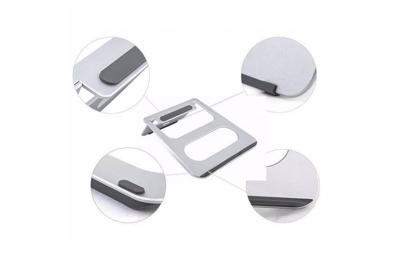 Laptopstativ Desire2 Bærbar Sølv - Sølv - Oppbevaring - Oppbevaring til småting - Oppbevaringsstativ - Laptop stativ