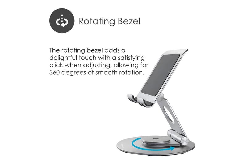 Laptopstativ Desire2 Dual Pivot 360 - Sølv - Oppbevaring - Oppbevaring til småting - Oppbevaringsstativ - Laptop stativ