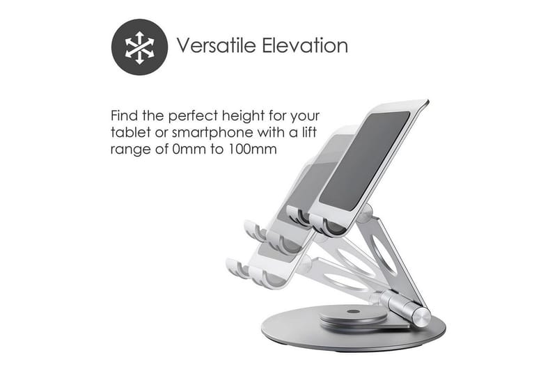 Laptopstativ Desire2 Dual Pivot 360 - Sølv - Oppbevaring - Oppbevaring til småting - Oppbevaringsstativ - Laptop stativ