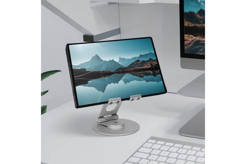 Laptopstativ Desire2 Dual Pivot 360 - Sølv - Oppbevaring - Oppbevaring til småting - Oppbevaringsstativ - Laptop stativ