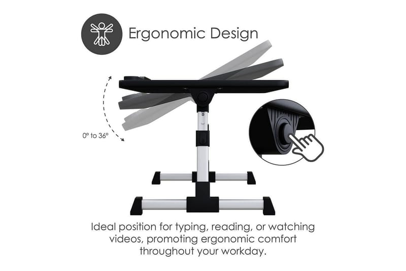 Laptopstativ Desire2 Justerbart - Svart - Oppbevaring - Oppbevaring til småting - Oppbevaringsstativ - Laptop stativ