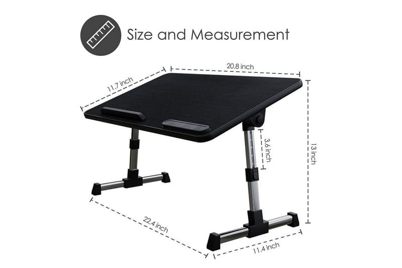 Laptopstativ Desire2 Justerbart - Svart - Oppbevaring - Oppbevaring til småting - Oppbevaringsstativ - Laptop stativ