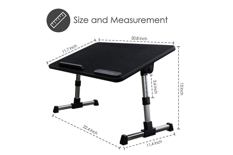 Laptopstativ Desire2 Justerbart - Svart - Oppbevaring - Oppbevaring til småting - Oppbevaringsstativ - Laptop stativ