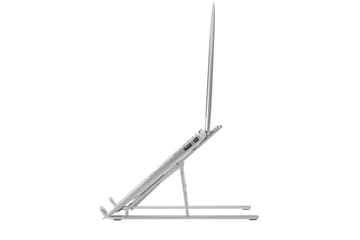 Laptopstativ Desire2 Sammenleggbar X-format Aluminium Sølv - Sølv - Oppbevaring - Oppbevaring til småting - Oppbevaringsstativ - Laptop stativ