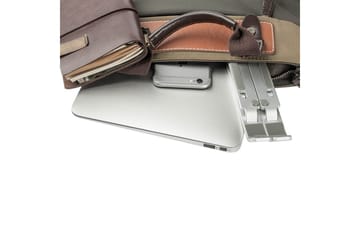 Laptopstativ Desire2 Sammenleggbar X-format Aluminium Sølv - Sølv - Oppbevaring - Oppbevaring til småting - Oppbevaringsstativ - Laptop stativ