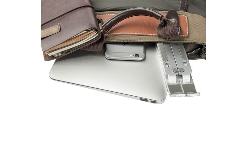 Laptopstativ Desire2 Sammenleggbar X-format Aluminium Sølv - Sølv - Oppbevaring - Oppbevaring til småting - Oppbevaringsstativ - Laptop stativ