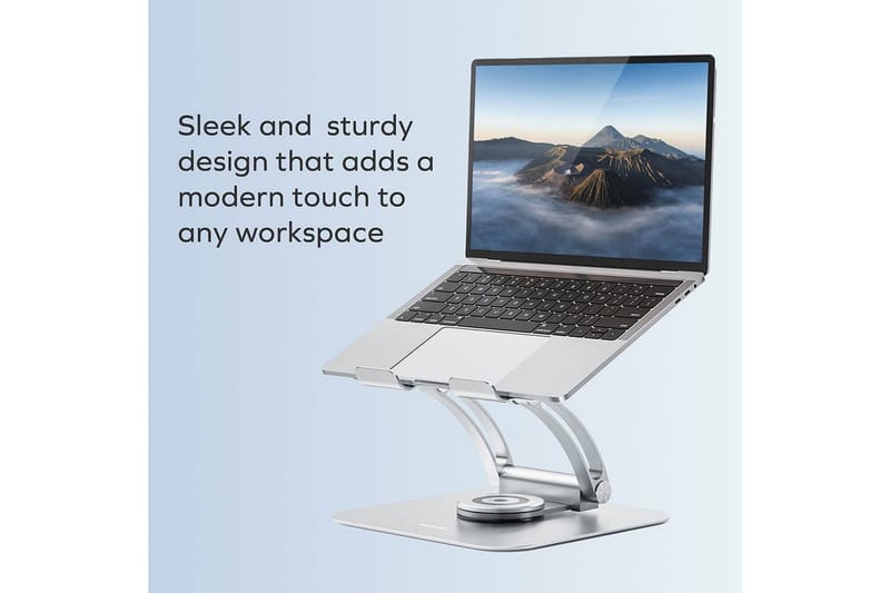 Laptopstativ Desire2 Supreme Dual Pivot Plus Silver - Sølv - Oppbevaring - Oppbevaring til småting - Oppbevaringsstativ - Laptop stativ