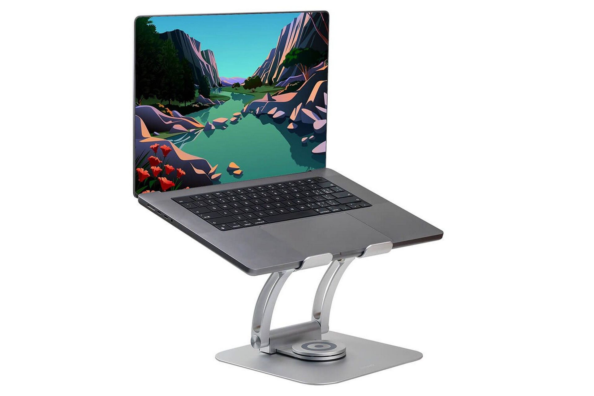 Laptopstativ Desire2 Supreme Dual Pivot Plus Silver - Sølv