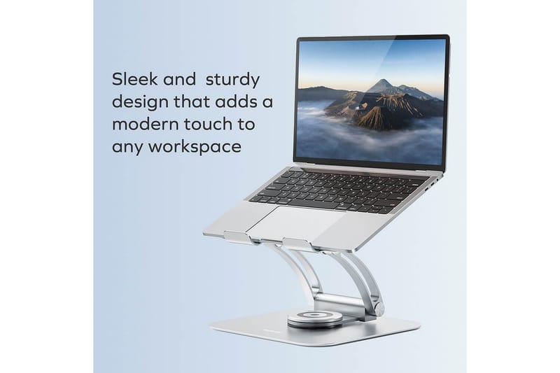 Laptopstativ Desire2 Supreme Dual Pivot Plus Silver - Sølv - Oppbevaring - Oppbevaring til småting - Oppbevaringsstativ - Laptop stativ