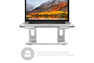 Laptopstativ Desire2 Supreme Pro Aluminium Silver - Sølv - Oppbevaring - Oppbevaring til småting - Oppbevaringsstativ - Laptop stativ