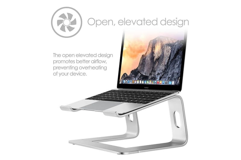 Laptopstativ Desire2 Supreme Pro Aluminium Silver - Sølv - Oppbevaring - Oppbevaring til småting - Oppbevaringsstativ - Laptop stativ