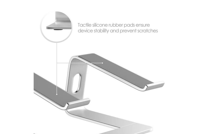 Laptopstativ Desire2 Supreme Pro Aluminium Silver - Sølv - Oppbevaring - Oppbevaring til småting - Oppbevaringsstativ - Laptop stativ