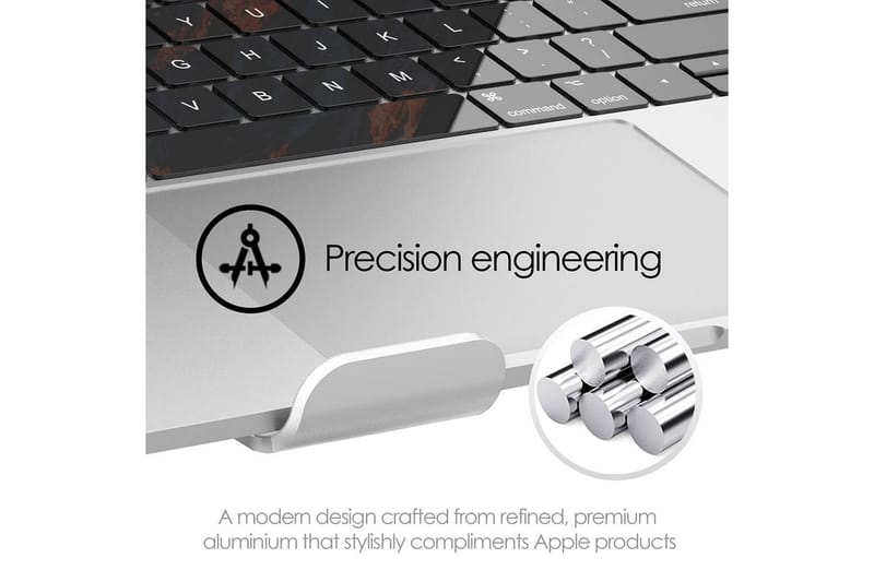 Laptopstativ Desire2 Supreme Pro Aluminium Silver - Sølv - Oppbevaring - Oppbevaring til småting - Oppbevaringsstativ - Laptop stativ