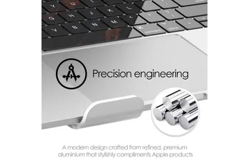 Laptopstativ Desire2 Supreme Pro Aluminium Silver - Sølv - Oppbevaring - Oppbevaring til småting - Oppbevaringsstativ - Laptop stativ