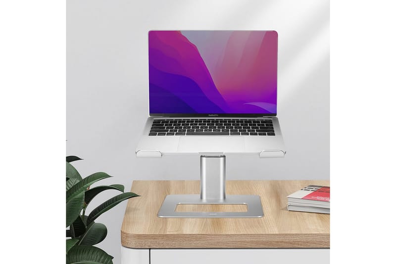 Laptopstativ Desire2 Vertikalt Justerbart - Sølv - Oppbevaring - Oppbevaring til småting - Oppbevaringsstativ - Laptop stativ