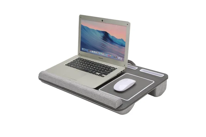 Laptopstativ for knærne Desire2 Grå - Grå - Oppbevaring - Oppbevaring til småting - Oppbevaringsstativ - Laptop stativ