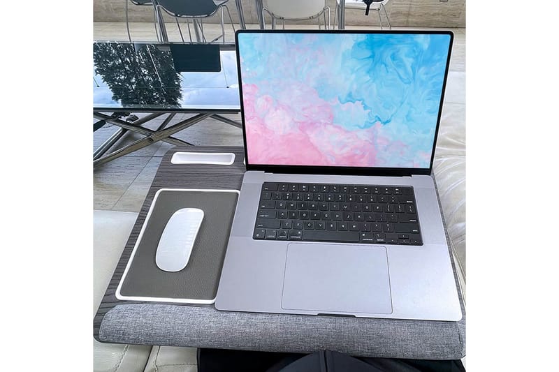 Laptopstativ for knærne Desire2 Grå - Grå - Oppbevaring - Oppbevaring til småting - Oppbevaringsstativ - Laptop stativ