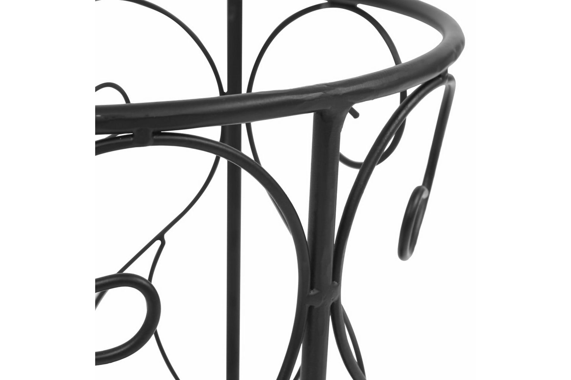 Paraplystativ gammeldags stil metall 26x46 cm svart - Oppbevaring - Oppbevaring til småting - Oppbevaringsstativ - Paraplystativ