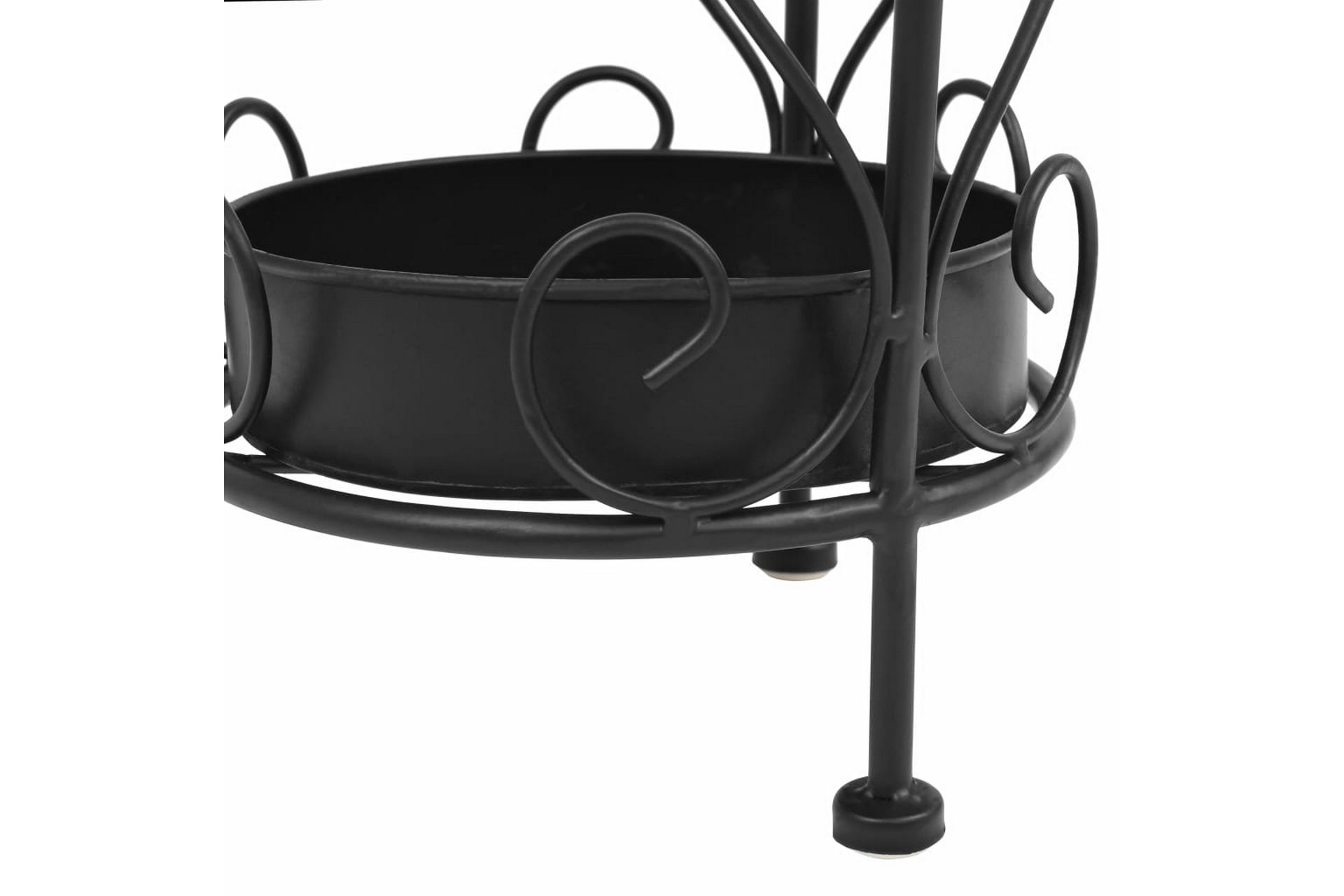Paraplystativ gammeldags stil metall 26x46 cm svart - Oppbevaring - Oppbevaring til småting - Oppbevaringsstativ - Paraplystativ