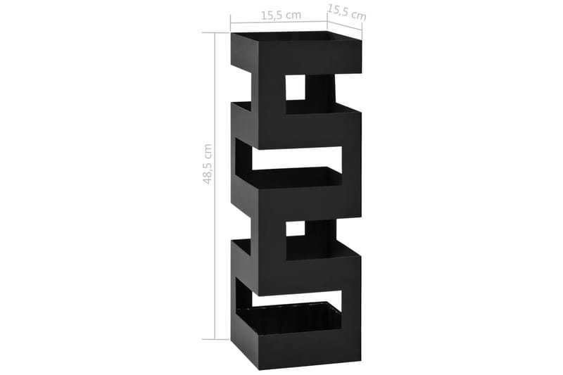 Paraplystativ Tetris stål svart - Paraplystativ