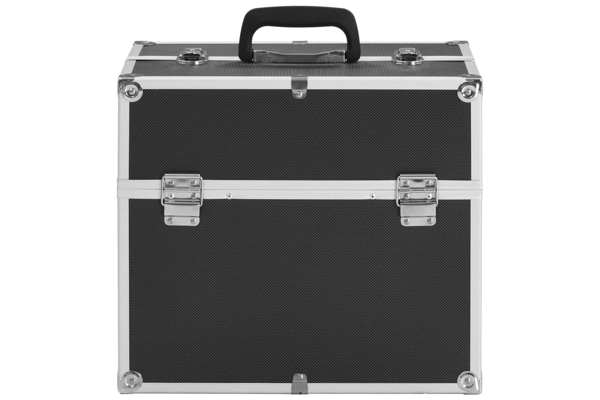 Sminkeveske 37x24x35 cm svart aluminium - Svart - Oppbevaring - Oppbevaring til småting