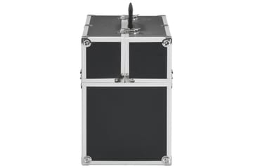 Sminkeveske 37x24x35 cm svart aluminium - Svart - Oppbevaring - Oppbevaring til småting