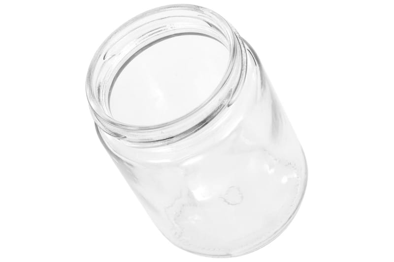 Syltetøyglass med gult lokk 48 stk 230 ml - Oppbevaring - Oppbevaring til småting - Oppbevaringskrukke