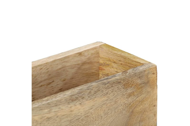 Vegghengt magasinhylle 30x11x72 cm heltre mango - Oppbevaring - Oppbevaring til småting