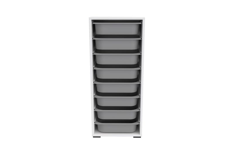 Versa Oppbevaringsbokser 45,5 cm - Hvit/Lysegrå - Oppbevaring - Oppbevaring til småting - Oppbevaringsbokser