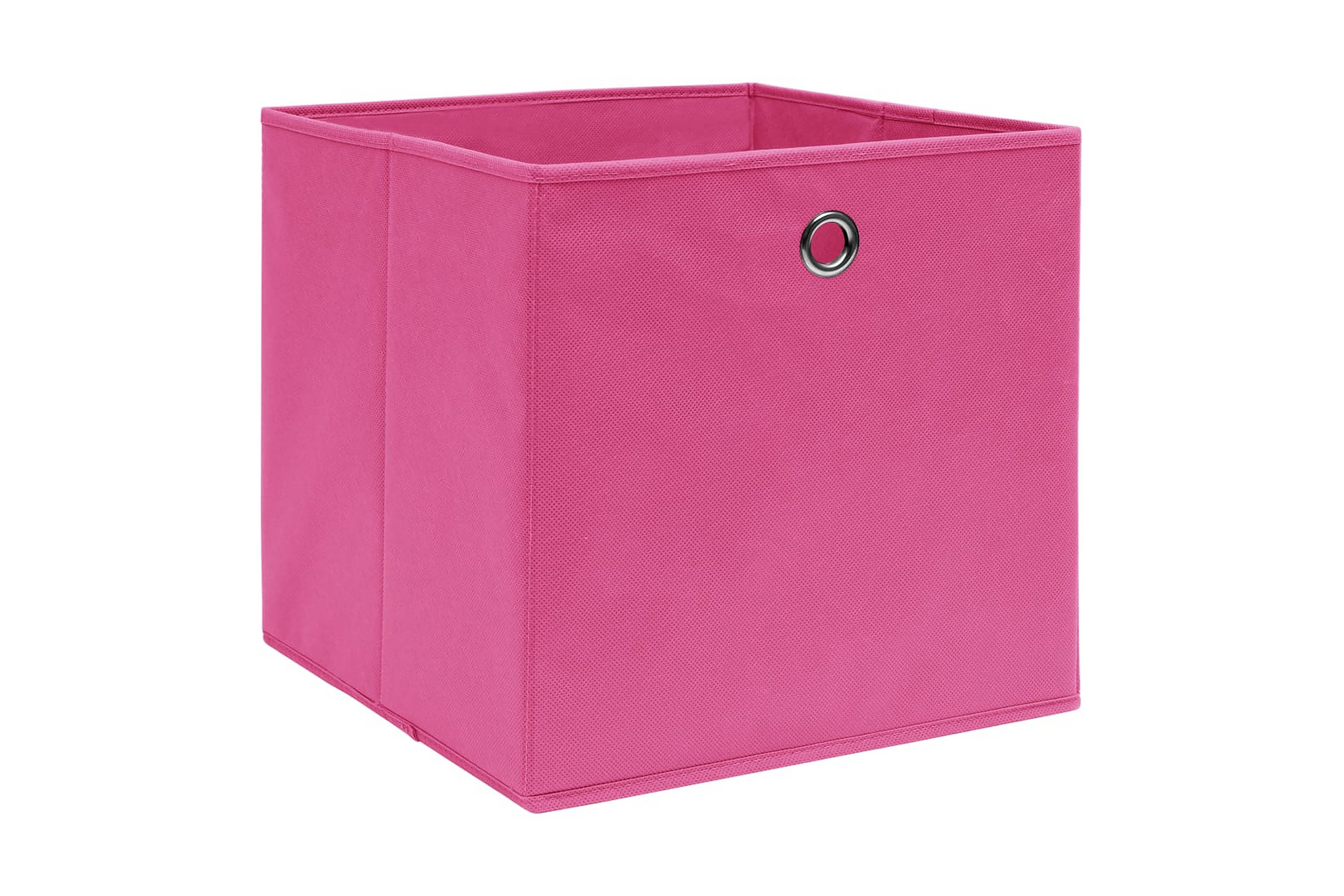Oppbevaringsbokser 10 stk ikke-vevet stoff 28x28x28 cm rosa - Rosa