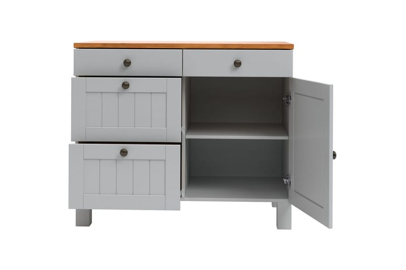 Alby Skjenk 85 cm - Grå - Oppbevaring - Oppbevaringsmøbler - Sideboard & skjenker