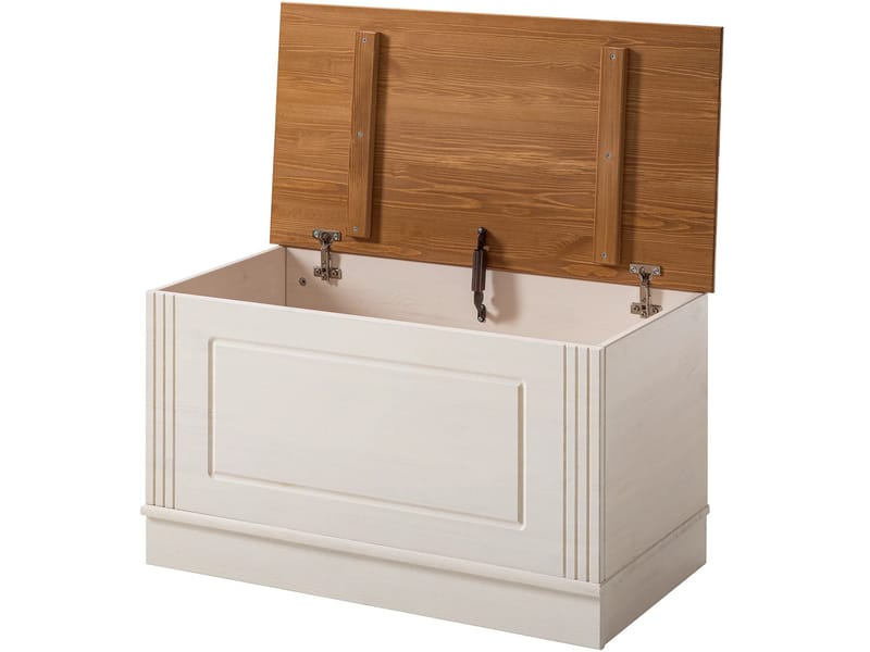 Anita Oppbevaringskiste 80 cm - Hvit/Honning - Oppbevaring - Oppbevaringsmøbler - Oppbevaringskiste