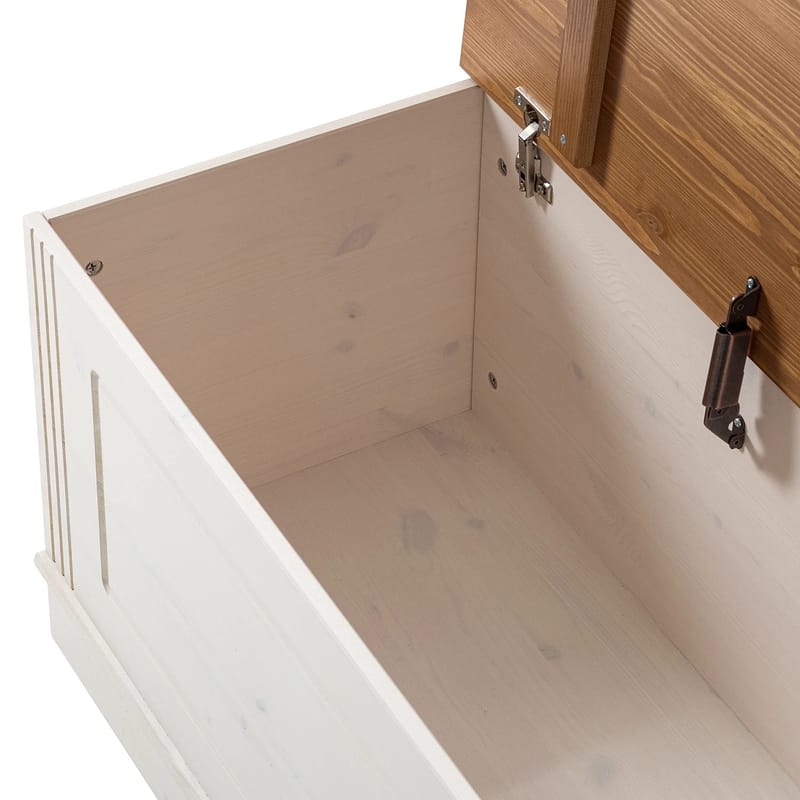 Anita Oppbevaringskiste 80 cm - Hvit/Honning - Oppbevaring - Oppbevaringsmøbler - Oppbevaringskiste